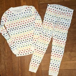 EUC 8 9 10 rainbow stars Primary pajamas